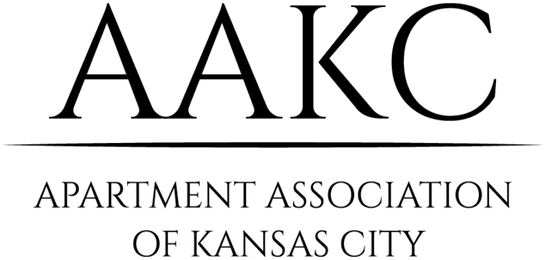 Apartment association of kansas city text logo