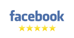 Facebook Reviews 5-star badge and logo