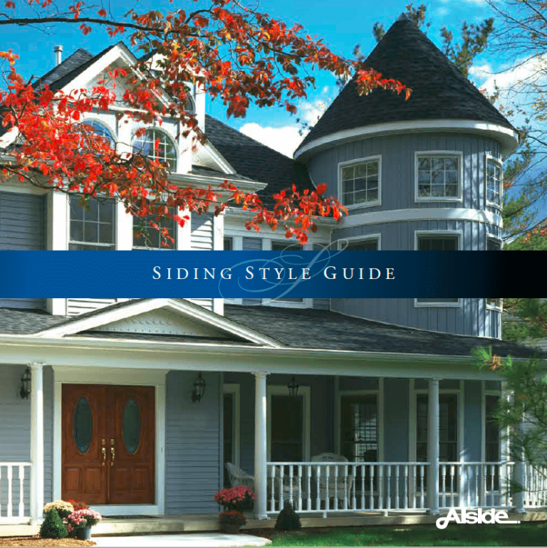 Alside Siding Style Guide Brochure Cover