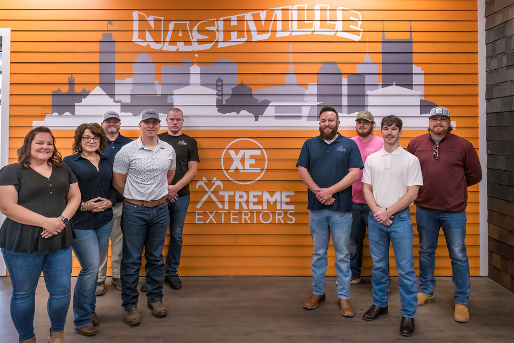 Group Photo of the Goodlettsville, TN Xtreme Exteriors Team members