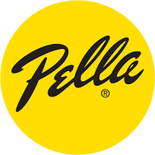 Pella Yellow circular logo