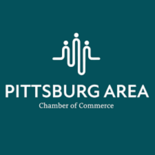 Pittsburg area chamber of commerce green square logo