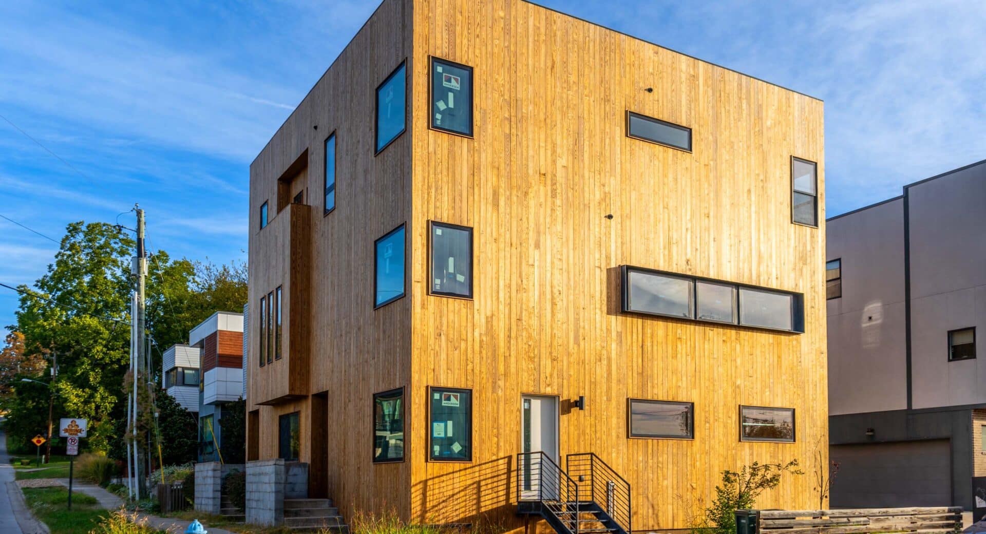Finished wood look siding installation on a residential home by Xtreme Exteriors