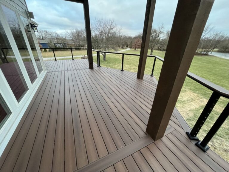 a deck built by the custom deck builders at Xtreme Exteriors