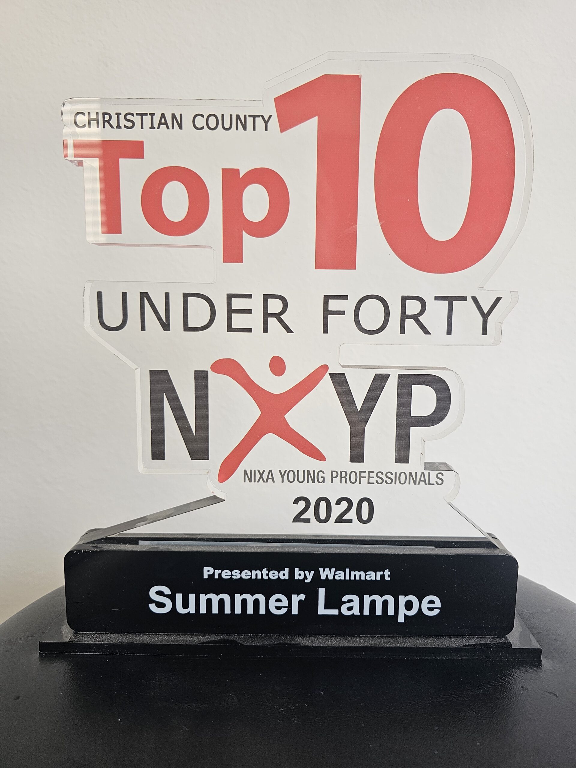 Xtreme Exteriors staff Summer Lampe winner of NXYP Christian Country Top 10 Under Forty