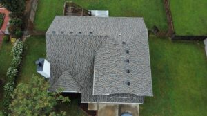 arial of residential roof Xtreme Exteriors Nixa, MO