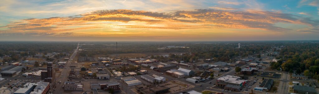 Skyline view of the city of Pittsburg